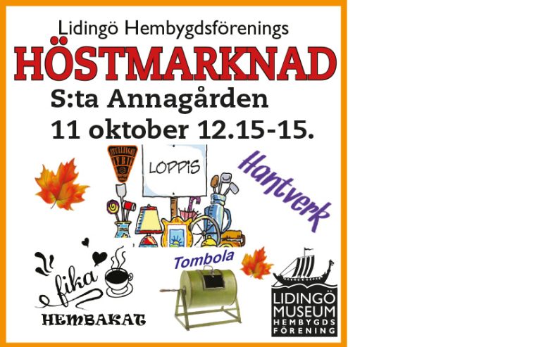 Höstmarknad på S:ta Annagården