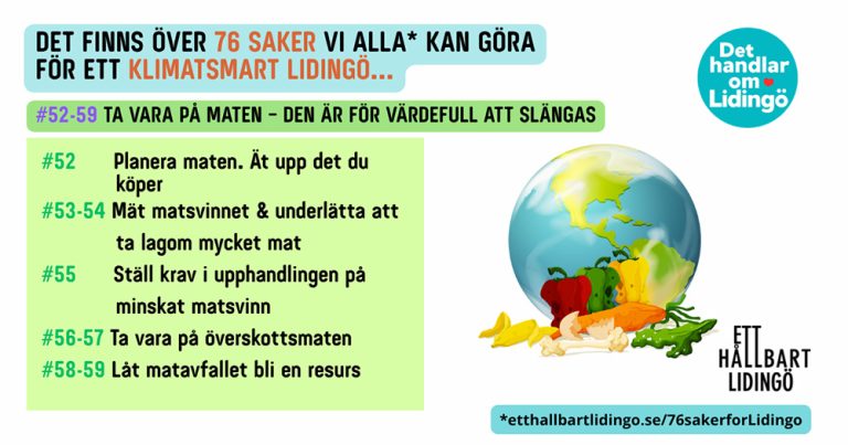 Låt maten bli uppäten – bra för plånboken, klimatet och jordens resurser
